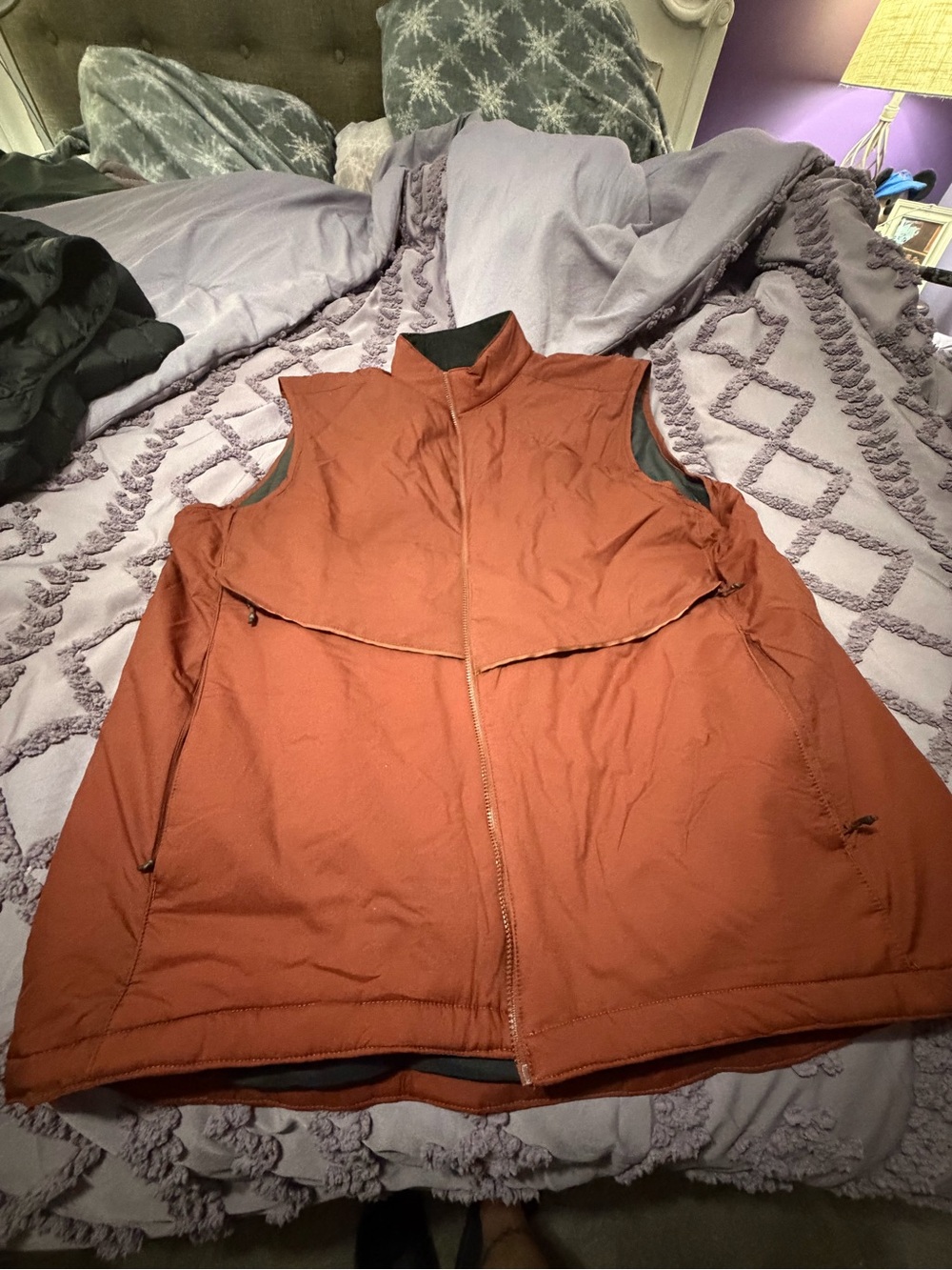 Men's Insulated Rust Vest - Lightweight Warmth Vertx CCW vest